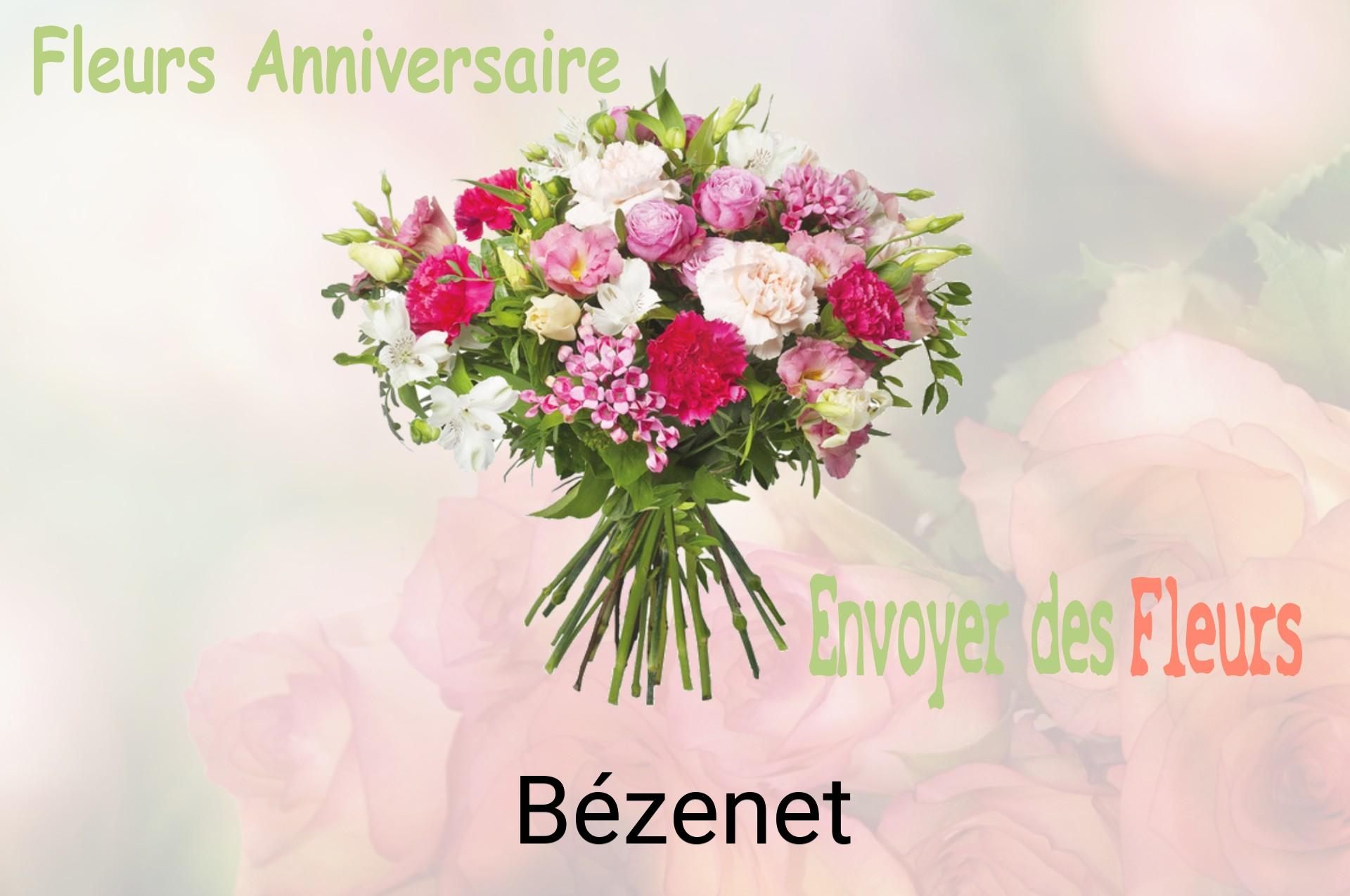 Bouquet de fleurs d’anniversaire livré à Bézenet